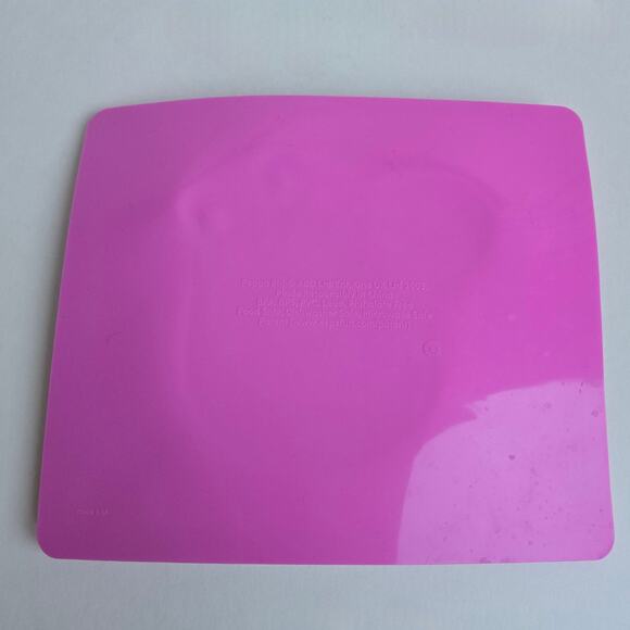 Peppa Pig Plate EZ PZ Pink Silicone Toddler Place Mat Bowl Cartoon Character - Picture 5 of 5